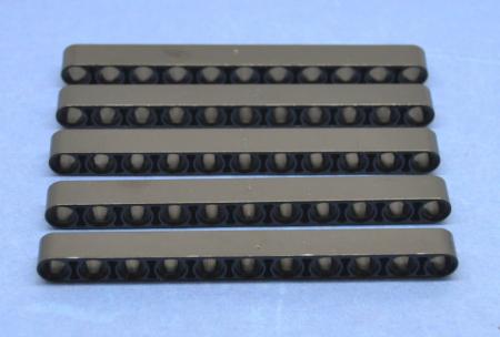 LEGO 5 x Technik Liftarm 1x11 schwarz black technic 11M thick beam 32525