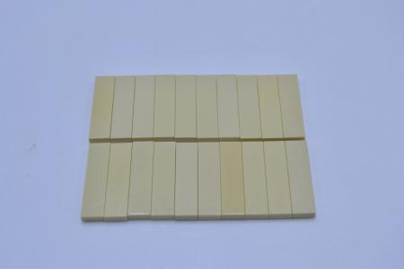 LEGO 20 x Fliesen Fliese Kachel glatt beige Tan Tile 1x4 2431