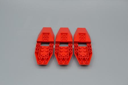 LEGO 6 x Keilstein rot Red Wedge 6x4 Triple Inverted with 2 Connections 4856a