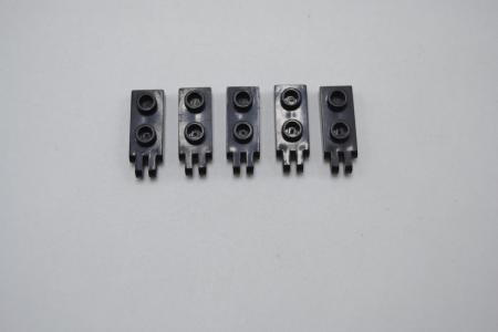 LEGO 10 x Scharnierplatte Gelenk schwarz Black Hinge Plate 1x2 2 Fingers 4276b