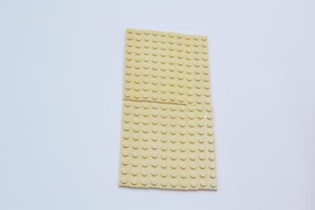 LEGO 20 x Basisplatte Bauplatte Grundplatte beige Tan Plate 1x10 4477