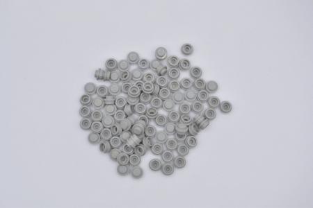 LEGO 100 x Platte rund althell grau Light Gray Plate Round 1x1 4073