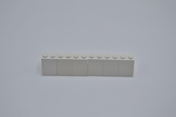 LEGO 6 x SchrÃ¤gstein 2x2x2 weiÃŸ white roof tile without Bbottom tube 3678 3678a