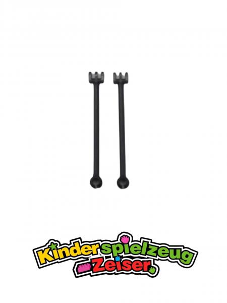 LEGO 2 x Schanierstange schwarz Black Hinge Bar 8L 3 Fingers Open End 4319