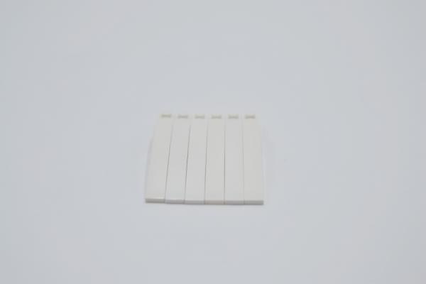 LEGO 6 x Dachstein gewÃ¶lbt weiÃŸ white brick w. bow 1x10 85970 4547368