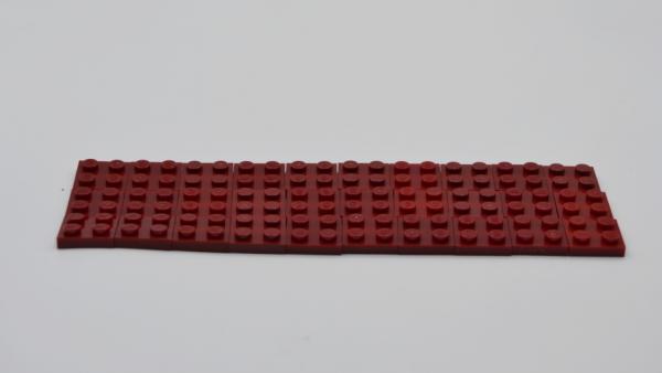 LEGO 30 x Basisplatte dunkelrot Dark Red Basic Plate 2x2 3022 4585479