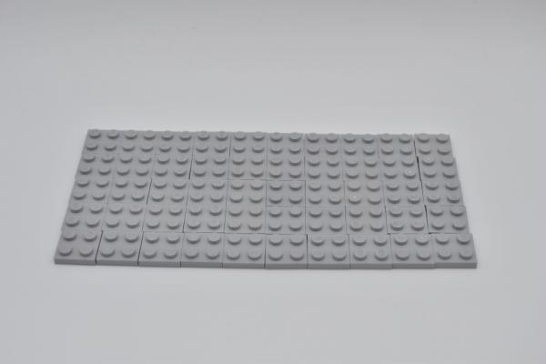 LEGO 50 x Basisplatte neuhell grau Light Bluish Gray Plate 2x2 3022