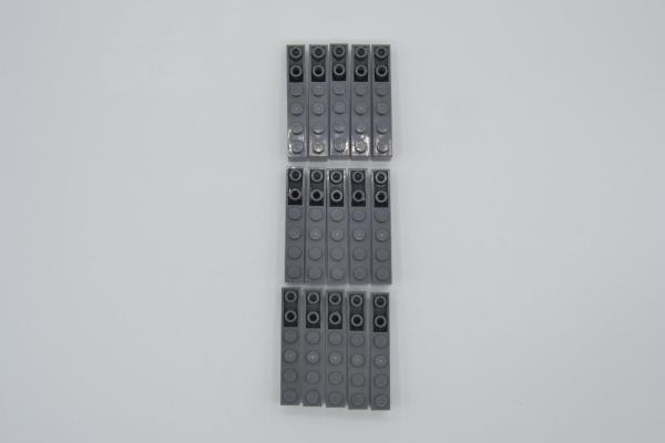 LEGO 15 x Dachstein neues dunkelgrau Dark Bluish Gray Slope Curved 6x1 42023