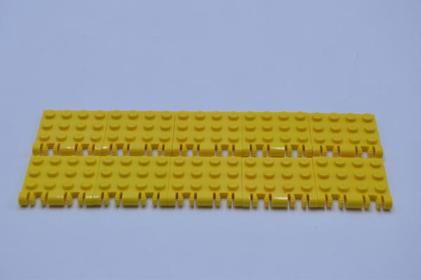 LEGO 10 x Scharnierplatte gelb Yellow Hinge Plate 3x4 Locking Dual Finger 44570