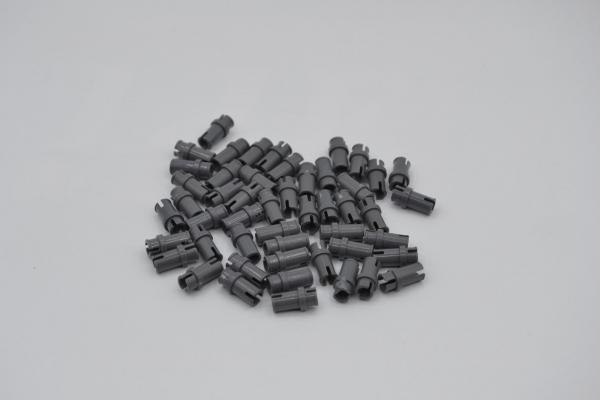 LEGO 50 x Technic Verbinder kurz neues dunkelgrau Dark Bluish Gray Pin 3/4 32002