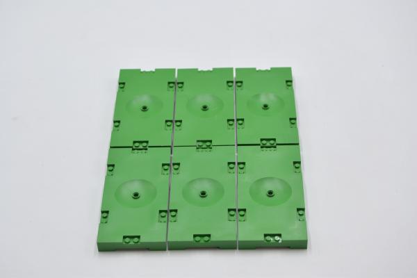 LEGO 6 x Bauplatte FuÃŸballfeld grÃ¼n Green Sports Field Section 8x16 30489