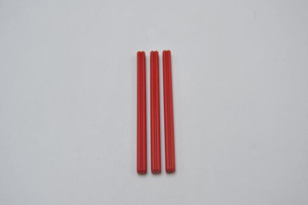 LEGO 3 x Kreuzstange 8 lang rot Red Technic Axle 8L 3707