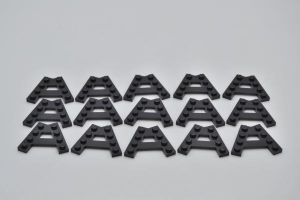 LEGO 15 x FlÃ¼gel schwarz Black Wedge Plate A-Shape 2 Rows of 4 Studs 15706 