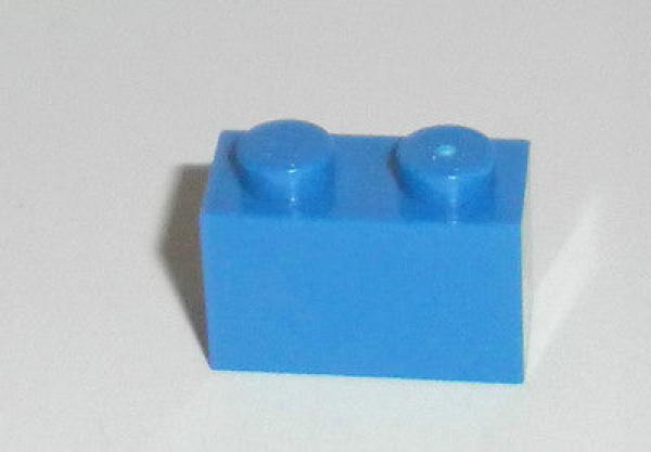 LEGO 50 x Basisstein Baustein blau 1x2 blue basic brick 3004 300423