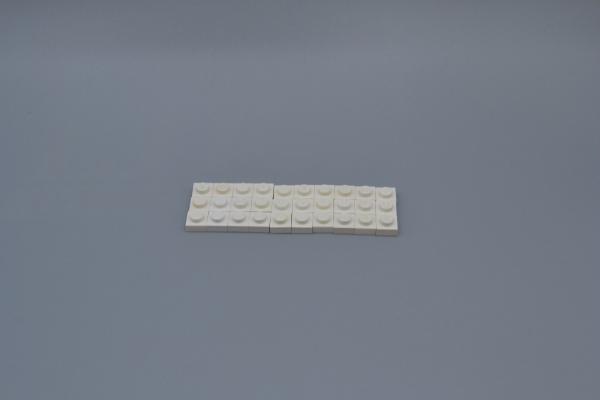 LEGO 30 x Basisplatte 1x1 weiß white basic plate 3024 302401