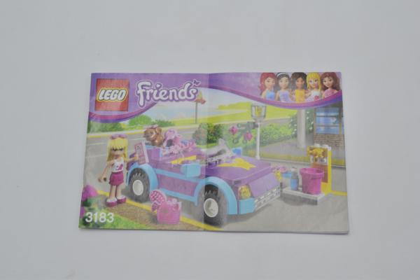 LEGO Set 3183 Friends mit BA Stephanie's Cool Convertible with instruction