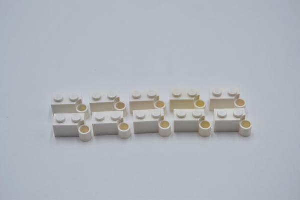 LEGO 10 x Scharnier Gelenkstein weiÃŸ White Hinge Brick 1x4 Swivel 3831