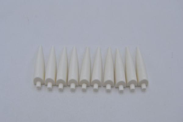 LEGO 10 x Horn Kralle weiÃŸ White Barb Claw Horn Tooth Large 11089