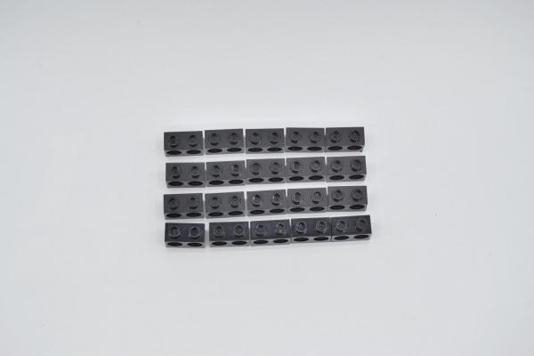 LEGO 20 x Technik Technic Lochstein schwarz 1x2 2 Löcher black hole brick 32000 