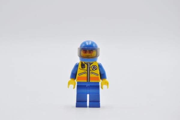LEGO Figur Minifigur Minifigures Town City Coast Guard City Motorcyclist cty0063