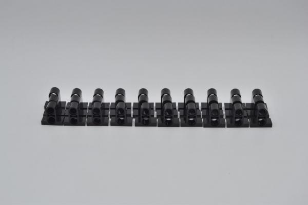 LEGO 30 x Technic Verbinder mit Fuß 1x2x1 schwarz black pin connector 32530