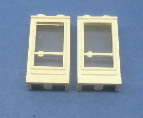LEGO 2 x Tür Rahmen weiß 1x2x3 Griff links white old door handle left 33bc01
