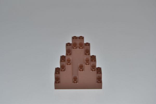 LEGO 1 x Fels Mauer rotbraun Reddish Brown Rock Panel 3x8x7 Triangular 6083