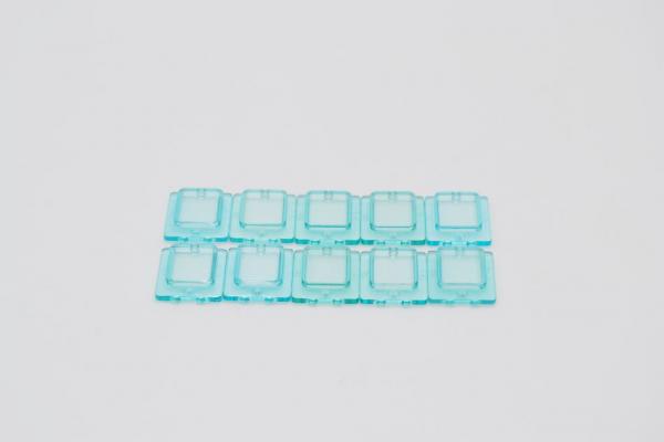 LEGO 10 x Scheibe transparent hellblau Trans-Light Blue Glass Window 1x2x2 4862