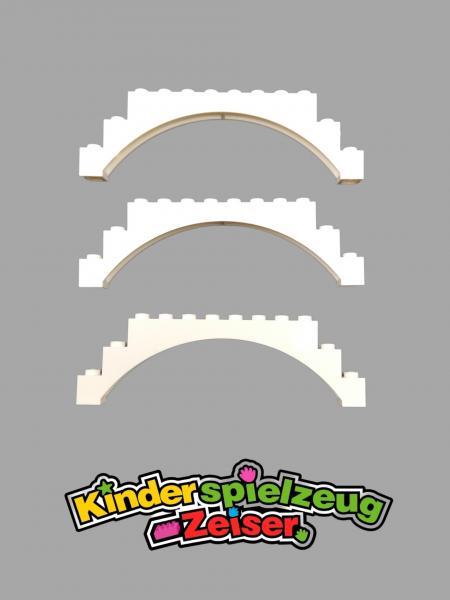 LEGO 3 x BrÃ¼cke Bogen weiÃŸ White Arch 1x12x3 Raised Arch 5 Cross Supports 18838