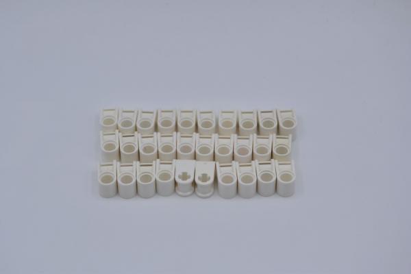 LEGO 30 x Verbinder 90Â° weiÃŸ White Technic Axle and Pin Connector 6536 4173670