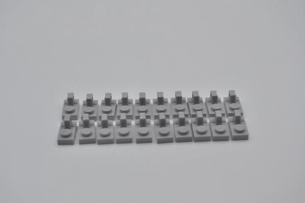 LEGO 20 x Basisscharniere neuhell grau Light Bluish Gray Hinge Plate 1x2 30383