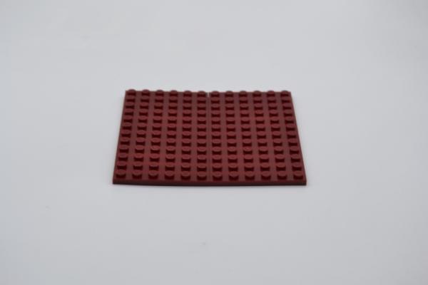 LEGO 2 x Basisplatte dunkelrot Dark Red Basic Plate 6x12 3028 6212076