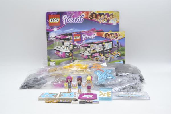 LEGO Set 41106 Friends Popstar Tourbus mit BA Pop Star Tour Bus with instruction