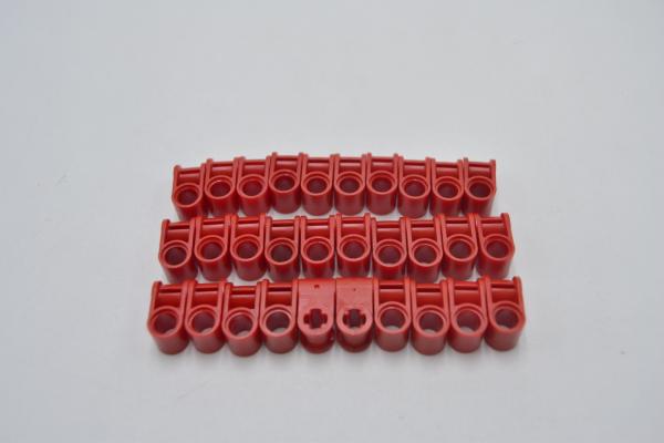 LEGO 30 x Verbinder 90Â° rot Red Technic Axle and Pin Connector 6536