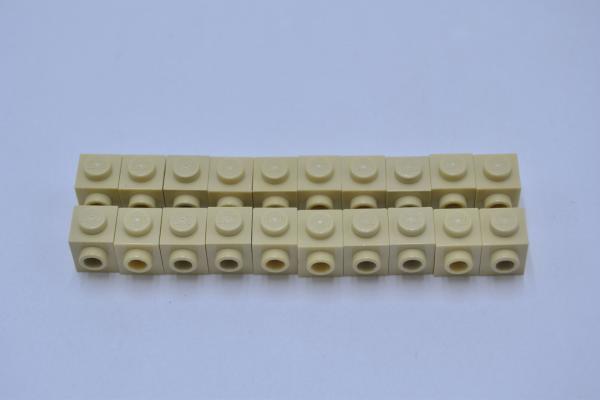 LEGO 20 x Headlight beige Tan Brick Modified 1x1 with Stud on 1 Side 87087