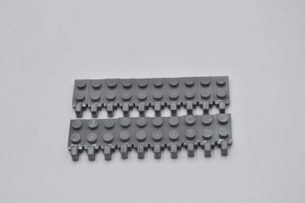 LEGO 20 x Schanier neues dunkelgrau Dark Bluish Gray Hinge Plate 1x2 44301b