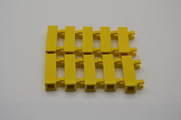 LEGO 10 x TÃ¼rangel Halterung gelb Yellow Brick Modified 1x1x3 Solid Stud 60583a