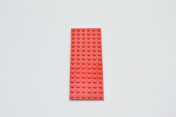 LEGO Basisplatte Grundplatte Bauplatte rot Red Basic Plate 6x16 3027