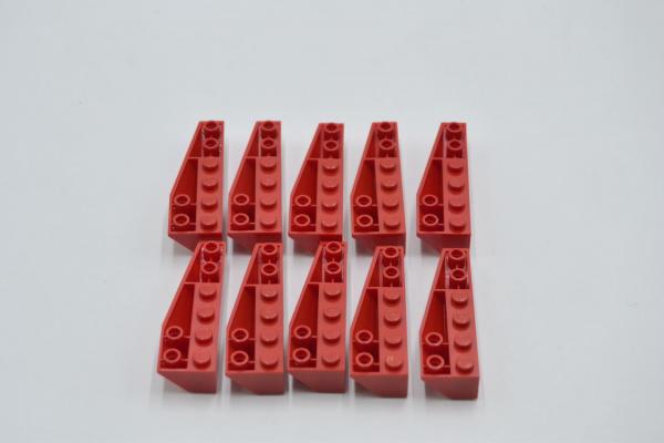LEGO 10 x Ecke Keilstein links rot Red Wedge 6x2 Inverted Left 41765