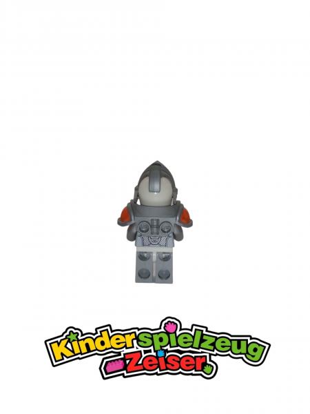 LEGO Figur Minifigur Minifigures NEXO KNIGHTS Lance Flat Silver Visor nex001