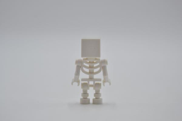 LEGO Figur Minifigur Minifigs Minecraft Skeleton with Cube Skull min011