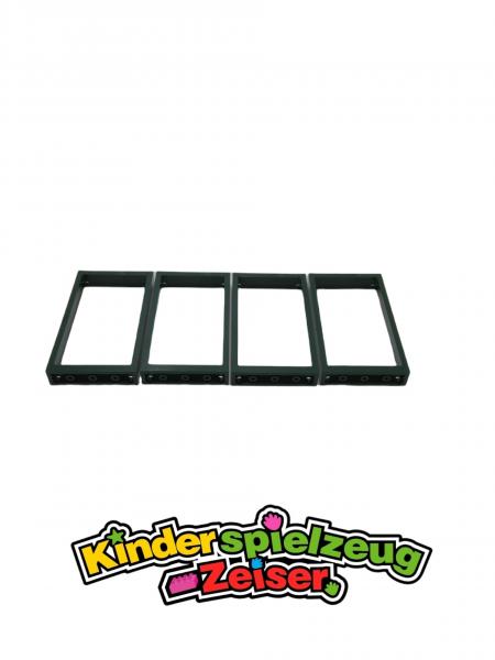 LEGO 4 x Fensterrahmen dunkelgrÃ¼n Dark Green Door Frame 1x4x6 2 Holes Top 60596