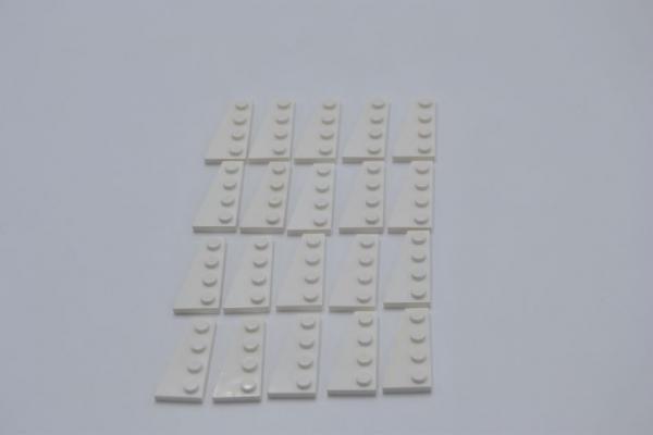 LEGO 20 x FlÃ¼gelplatte links weiÃŸ White Wedge Plate 4x2 Left 41770