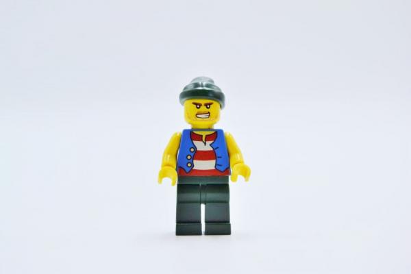LEGO Figur Minifigur Pirat Weste Bandana pi115 Tic Tac Toe aus Set 852750