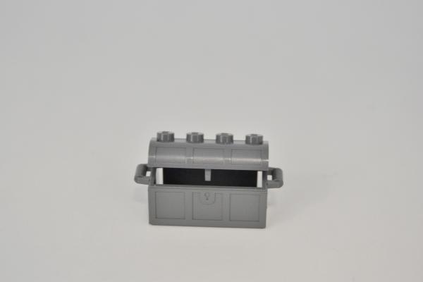 LEGO Schatzkiste offen neues dunkelgrau Dark Bluish Gray Container 4738ac01