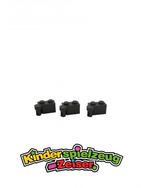 LEGO 3 x Scharnier alt dunkelgrau Dark Gray Hinge Brick 1x4 Swivel Top 3830