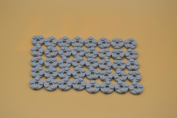 LEGO 40 x Platte 2x2 rund neuhell grau light bluish gray circle plate 4032 