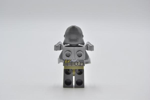 LEGO Figur Minifigur LEGENDS OF CHIMA Grumlo Flat Silver Heavy Armor loc048