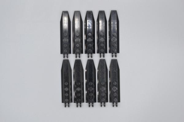 LEGO 10 x Propeller schwarz Black Hinge Plate 1x8 Rounded Plate Underside 30407