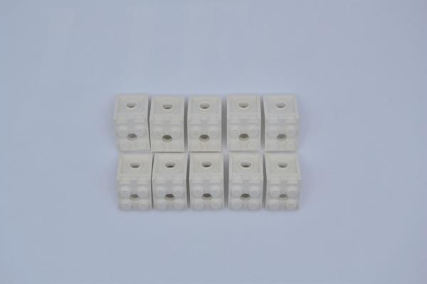 LEGO 10 x Winkelplatte weiÃŸ White Bracket 2x2 - 2x2 with 2 Holes 3956